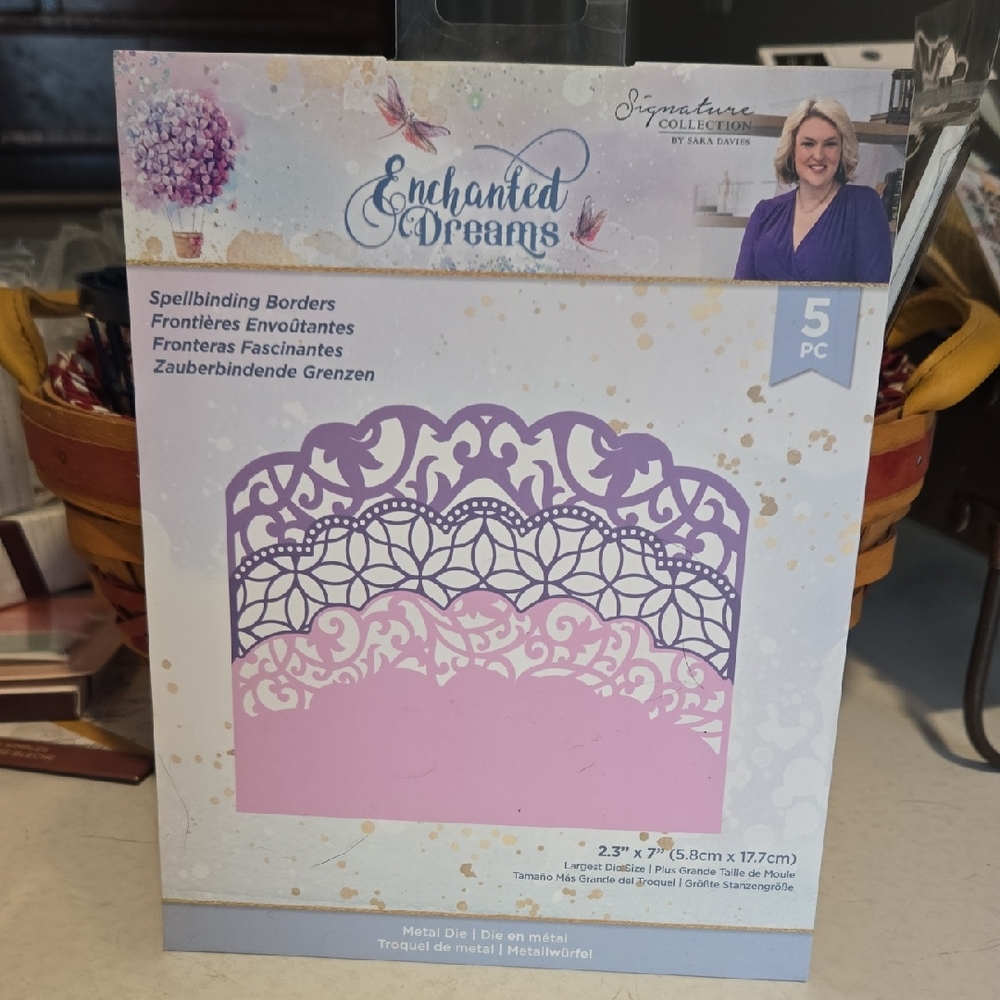 Crafter's Companion Enchanted Dreams Spellbinding Borders Die Set - NEW
